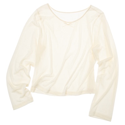 银河万岁 “留白”天然莱赛尔宽松透气「云朵罩衫」优雅气质T恤女