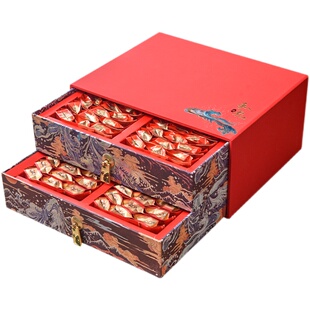 福建四大名茶组合套装多种红茶叶拼装铁观音正山小种大红袍礼盒装