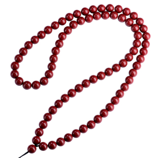 朱砂珠链串珠挂脖手工编织佛珠项链珠子吊坠绳高端挂件绳女款男款