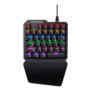 K106单手机械键盘枪神王座左手小手机游戏外接转换器吃鸡魔盒青轴