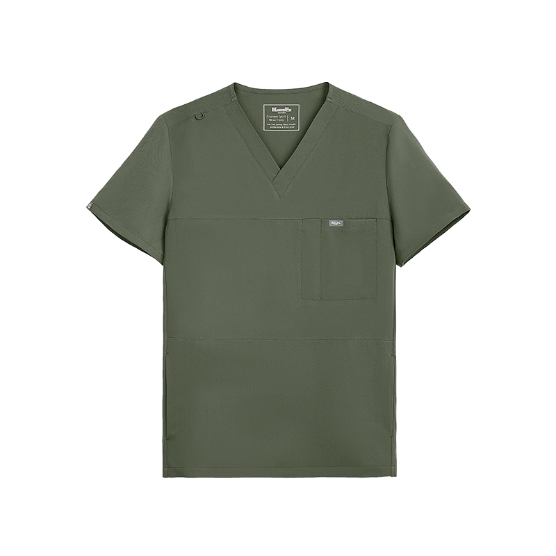 弹力洗手衣医生工作服男短袖高端洗手服刷手服口腔医美手术衣透气