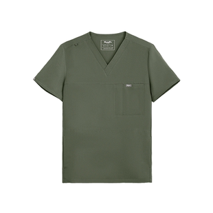 弹力洗手衣医生工作服男短袖高端洗手服刷手服口腔医美手术衣透气