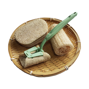 丝瓜络洗锅刷碗洗碗神器长柄刷锅丝瓜瓤带手柄天然干老丝瓜囊刷子