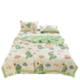 夏季空调被夏凉被可机洗被子2025新款儿童单人夏被夏天非纯棉全棉