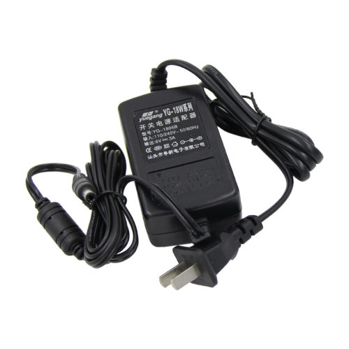 粤港6V3A电源适配器开关电源6V3000MA电源双线带指示灯门禁路由器机顶盒血压计电源适配器6V3000MA血压计电源