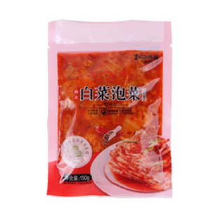 松源锦麟旗舰店小包装辣白菜袋瓶装微酸微甜微辣朝鲜族韩国式泡菜
