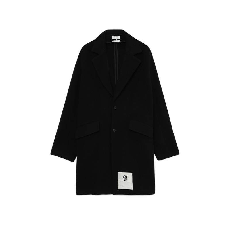 纯色羊毛大衣外套BAPE