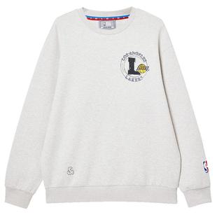 杰克琼斯男装NBA联名湖人队2025年冬季新款卫衣运动潮流时尚上衣