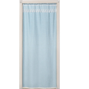 布艺遮光魔术贴门帘隔断帘试衣间厨房卧室客厅门帘简易帘家用四季