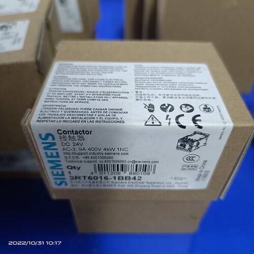 询价-3RT6016-1BB42低压产品质保一年