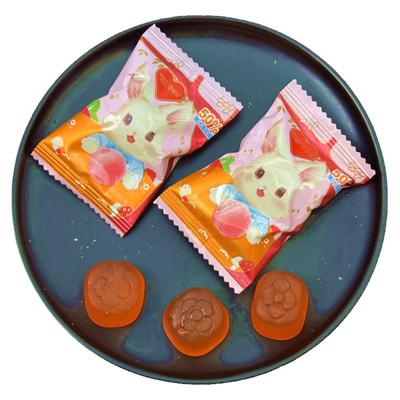 爱哆哆啵皮白桃橘子味软糖伴手礼