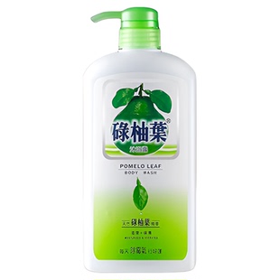 万宁港货碌柚叶沐浴露广东柚子叶沐浴乳去晦气用清爽控油好运2瓶