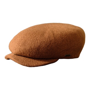 小野商 老钱狩猎帽美利奴羊毛针织前进帽冬季鸭舌帽女2025年新款