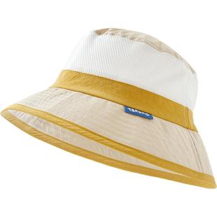 英氏婴儿帽子夏季透气男童帽子2025新款休闲百搭男宝宝渔夫帽遮阳