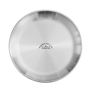 316不锈钢骨碟食品级吐骨头碟子收纳架套装家用餐桌垃圾残渣圆盘