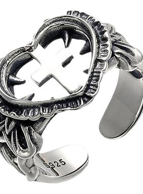 s925戒指原创合计朋克