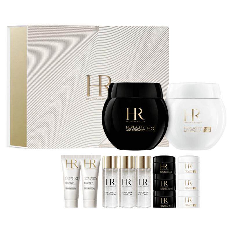 黑白绷带面霜护肤套装50%玻色因溶液晚霜修护HR赫莲娜会员优先购