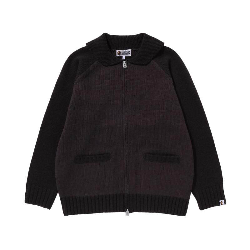 猫头鹰字母考津毛衣针织外套BAPE