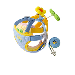 摇摇乐猫咪牵引绳防挣脱外出专用遛猫绳溜猫链子宠物胸背带猫绳子