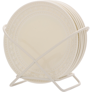 熊谷组法式复古陶瓷吐骨碟家用高档釉下彩小碟子小吃碟餐桌垃圾盘