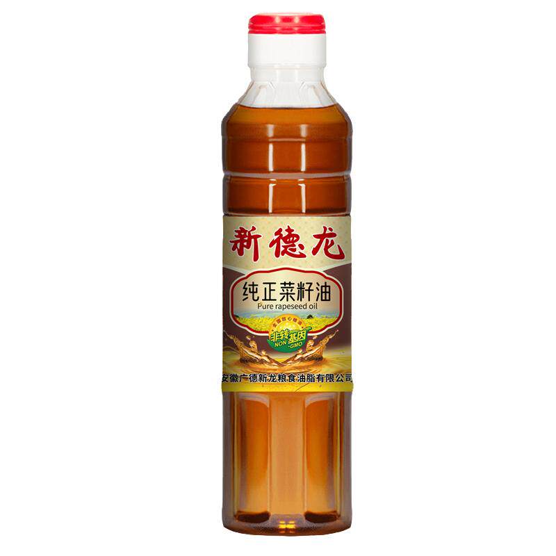 新德龙纯正菜籽油400ml小瓶家用非转基因物理压榨粮油烹饪食用油