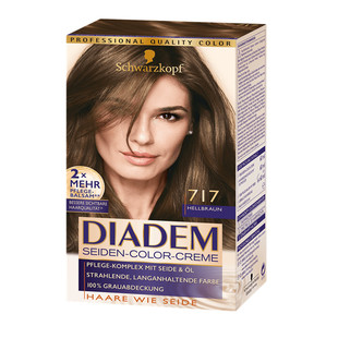 施华蔻diadem染发剂巧克力蜂蜜茶717黑茶苦亚麻棕薄荷米棕染发膏