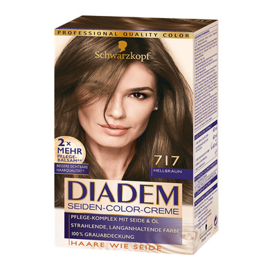 德国施华蔻染发膏薄荷米棕亚麻棕