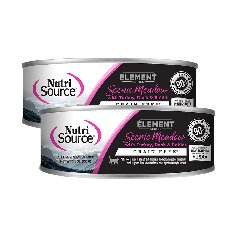 【2罐】NutriSource甄萃猫罐头美国进口鸡肉鱼肉羊肉牛肉营养罐头