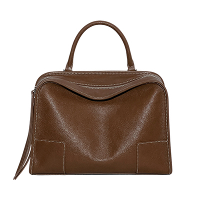 牛皮枕头包女单肩斜挎通勤包