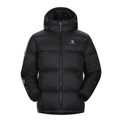 骆驼男装加厚保暖白鸭绒羽绒服