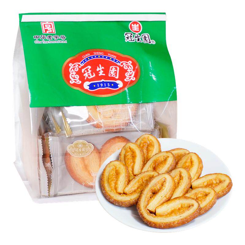 上海冠生园蝴蝶酥中华老字号特产南京东路置地广场同款蝴蝶酥200g