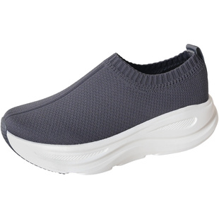 真如界极简风飞织透气厚底禅修鞋男女软底一脚蹬僧人布鞋僧鞋居士