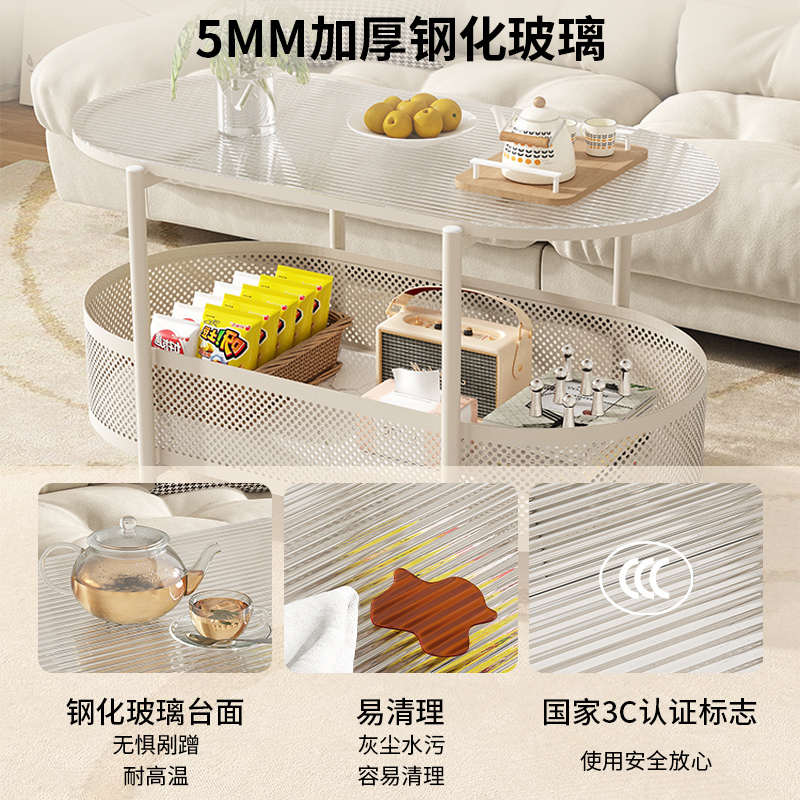 可移动茶几客厅小户型桌子沙发侧边柜边几带轮2024新款零食小推车