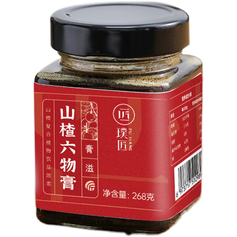 山楂六物膏植物配方小锅熬制