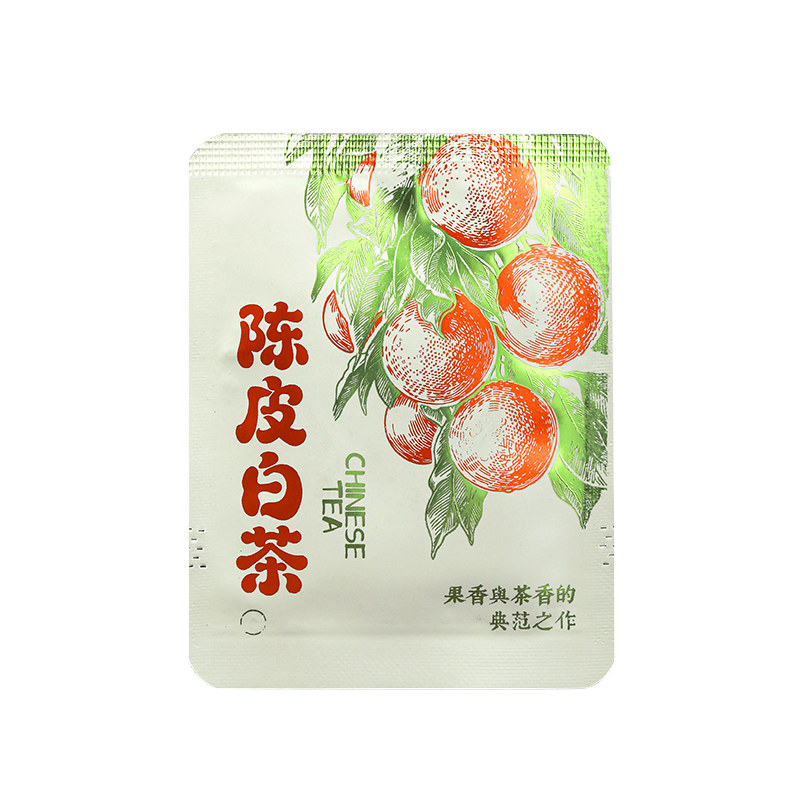 山河图茶烫金通用款饼干茶福鼎白茶陈皮白茶小泡袋饼干茶小泡袋
