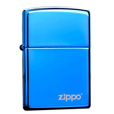 zippo打火机蓝冰黑冰礼盒套装