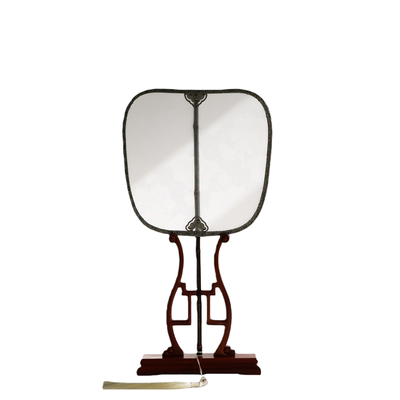 苏州真丝花罗双面古风汉服团扇