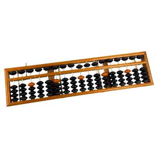 算盘会计专用5珠17档算盘实木制银行高中财会学生木质儿童珠心算