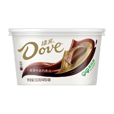 德芙纯可可脂丝滑牛奶巧克力零食