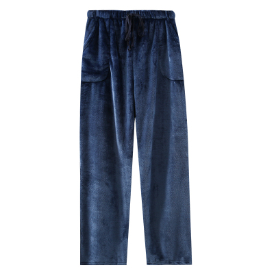 长裤珊瑚绒男士特厚睡裤