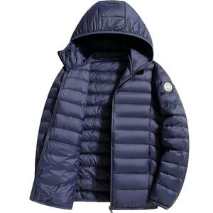 雪中飞连帽轻薄款羽绒服男女同款
