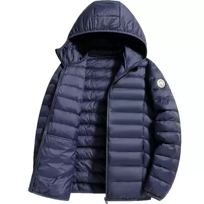 雪中飞连帽轻薄款羽绒服男女同款