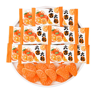 阿Q熊大吉大利橡皮糖喜糖散装结婚礼乔迁开业典礼年货软糖果零食