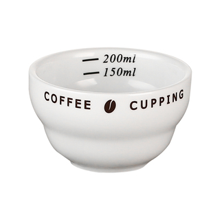 咖啡杯测碗定制加厚陶瓷碗盖SCA专业咖啡勺cupping cup评测杯测勺