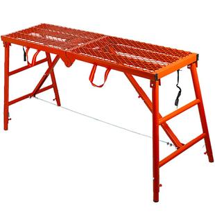 厂家直营马凳折叠升降加厚加高装修圆管伸缩脚架圆脚工地铁凳子