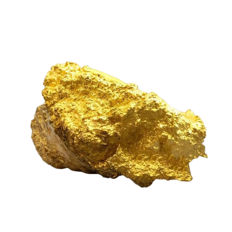 狗头金饰品摆件可融化火烧不变色
