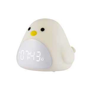 可爱小鸟闹钟学生用儿童起床神器夜光男女孩床头智能静音电子闹铃