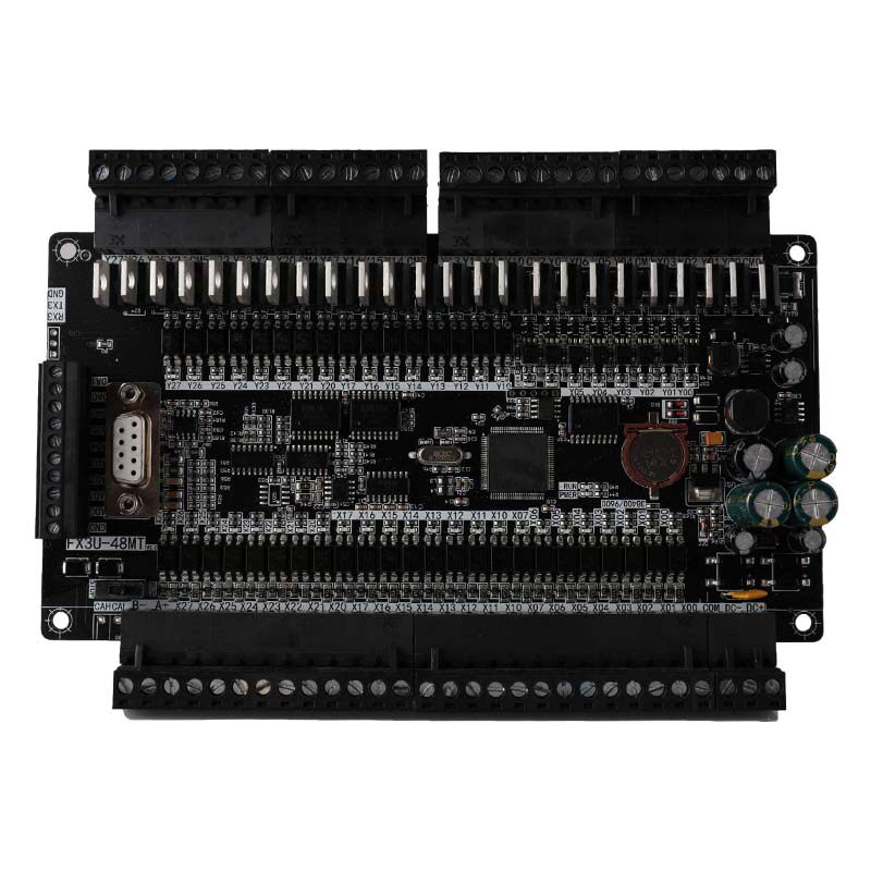 飞控 FX3U-48MT 8路脉冲 国产PLC 工控板 以太网PLC