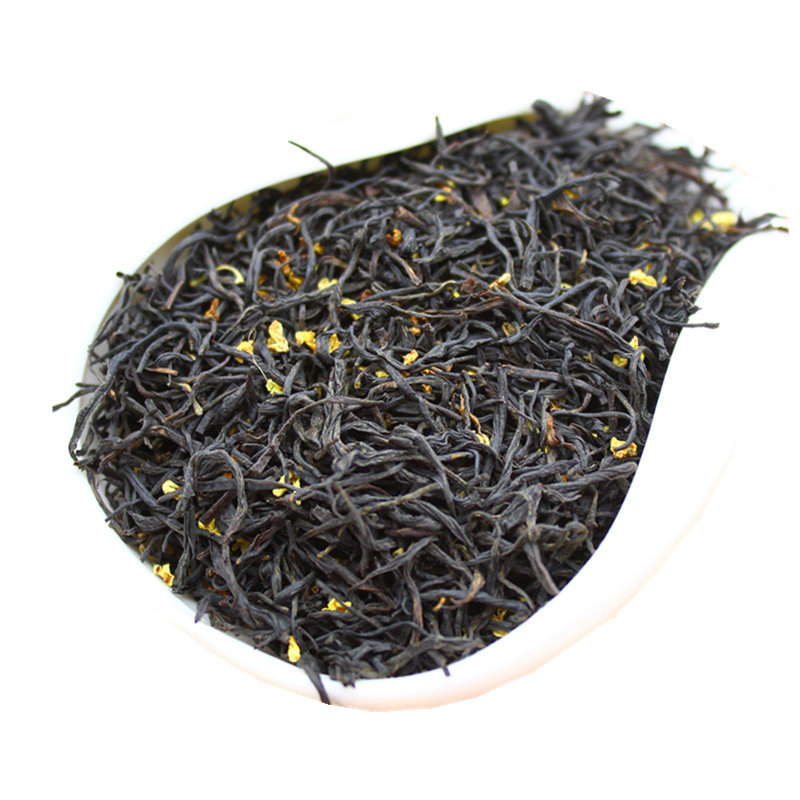 桂花九曲红梅桂花红茶手工窨制