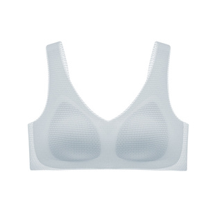 曼妮芬学生少女背心款文胸青少年发育期舒适抗菌无痕内衣20400330